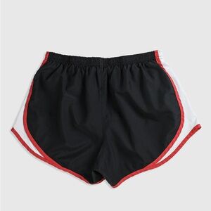 Nike Classic Black, Red, & White Tempo Lined Running / Athletic Shorts - Medium